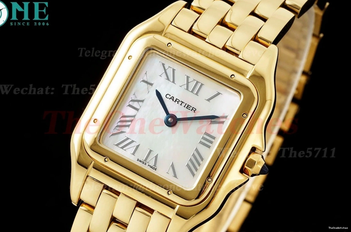 De Mop Ladies AF 27mm YG Panthere Secrete YG Dial Quartz 0409